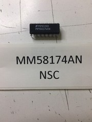 MM58174AN NSC MM58174A IC REAL TIME CLOCK TIMER 16-PIN PDIP 1 UNIT