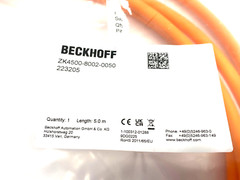 Beckhoff ZK4500-8002-0050 Motor Connection Cable 5m Length 1mm² w/ itec® Plug