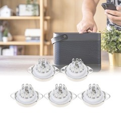 Enhances 9 Pin B9A Socket Corrosion Resistant Contacts 5pcs for 12AT7 6N2 Tubes