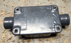Plasti-Bond PRFSC32, 1″ Hub, PVC Coated, 2-Gang, Shallow, FSC Device Box ROBROY