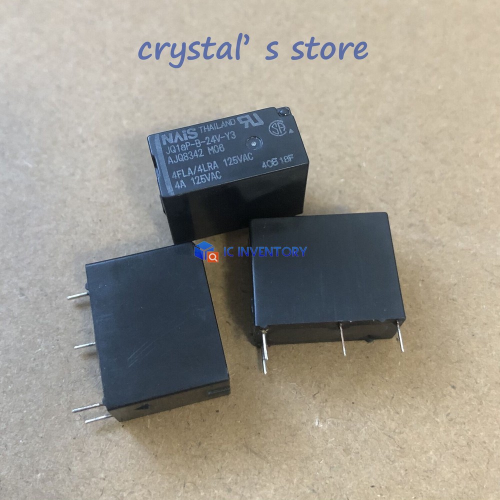 5PCS JQ1AP-B-24V-Y3-F JQ1a-24V Power Relay 4A 125VAC 4 Pins