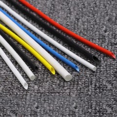 Ø1mm – Ø25mm Silicone Fibre Glass Tubing Sleeving Insulation Hose 200℃ High Temp