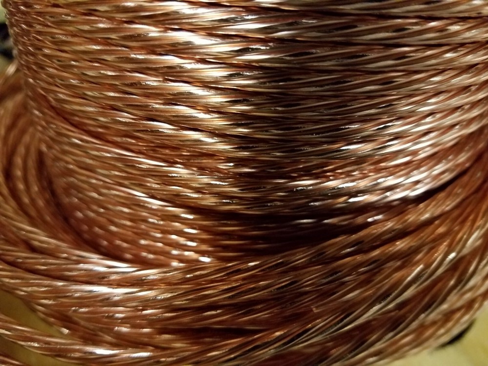 5 FT GROUND WIRE 4 AWG GAUGE STRANDED SOLID BARE COPPER 200A SERVICE