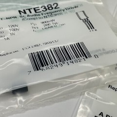 2 NTE 382 T NPN Si Audio Frequency Driver (ECG) (L CB)
