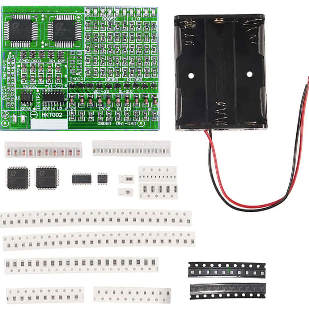 SMD/SMT Components Soldering Practice Board Electronic Project Kit DIY Solderin