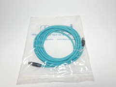 L-Com TRG504-T4T-5M Cat5e Industrial Ethernet Cable M12 4P D-Coded – NEW Surp…