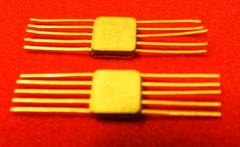 National LM111F Voltage Comparator ICs (10 lead flat packs ) Quantity 2