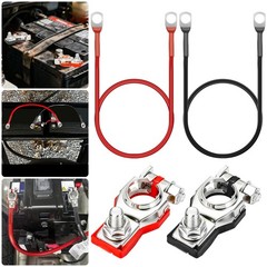 10AWG Gauge Battery Inverter Cable & Terminal Connector for Car RV Marine Solar