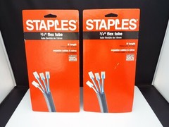 Staples 3/4″ Flex Tubing Cable Conduit Polyethylene – 2 packages of 6 feet