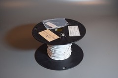 Teflon 2/c 16AWG 150′ SILVER Stranded Wire 16ga Mil-Spec M27500-16RC2U06 WH/BLU