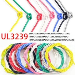 UL3239 Tinned Copper Wire 30AWG-2AWG 3KV High Voltage Soft Silicone Wire Cable