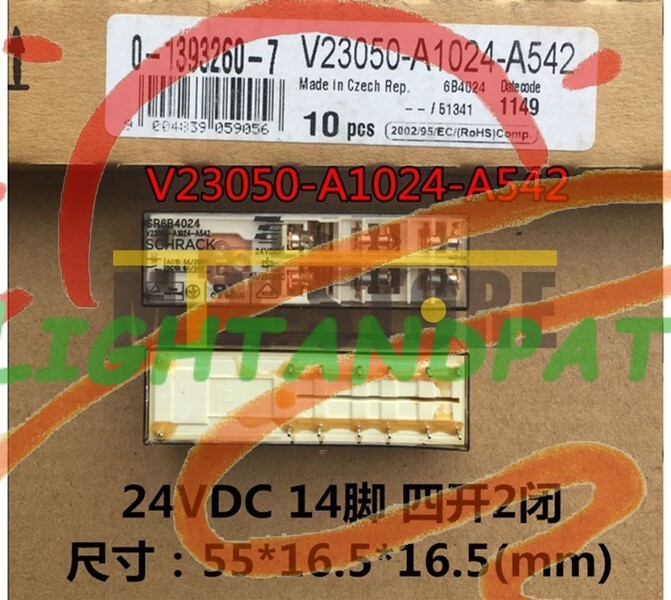 1PCS SR6B4024 V23050-A1024-A542 Safety Relay 8A 250VAC 24VDC 14 Pins #Li