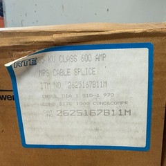 Cooper Power Systems MPS Cable Splice 35 KV Class 600 Amp – 2625167B11M