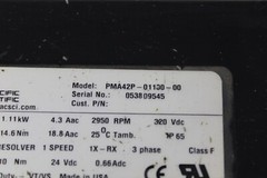 Pacific Scientific PMA43P-00100-00 Motor *W/ Gearbox