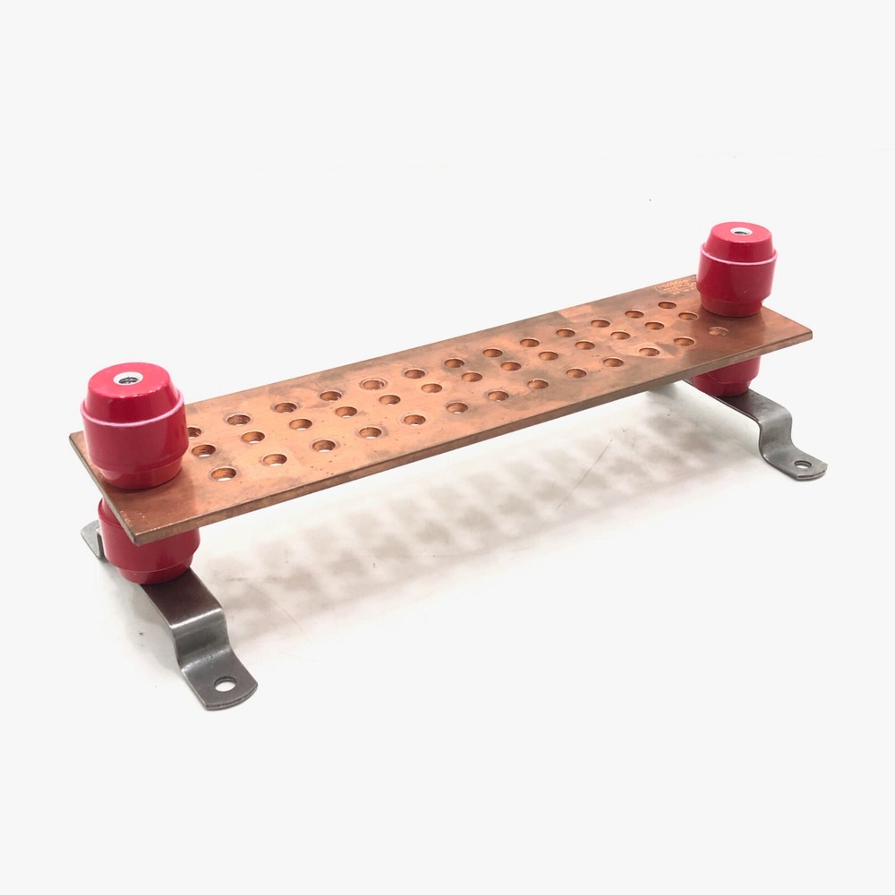 Harger GBIP14416JMGB Lightning & Grounding Bar w Insulators, Mounting Brackets
