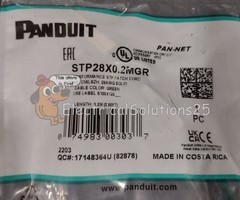 New Panduit STP28X0.2MGR Cat6A Shielded Patch Cord 0.2m Green – Free Shipping