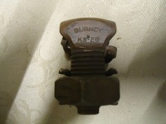 Burndy Split-Bolt Clamp Connector KS-25/ New/Old Stock