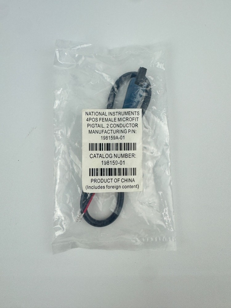 NATIONAL INSTRUMENTS 198159-01 4POS Female Microfit Pigtail