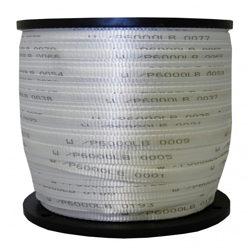 USA Made 1″ x 1000′ 6000 Lb Polyester Pulling Tape / Pull Tape
