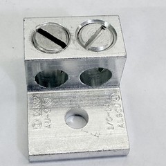 ( BOX OF 12 ) ILSCO AU-0 Two Conductor Mech lug W.R 1/0 – 14 B.Z 1/4
