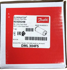 2PCS LOT-Danfoss 023Z0248 Hermetic filter drier,DML,30cu.in Steel-NEW