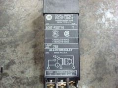 NEW Allen Bradley 800T-PSDT16B Small Pilot Light Series T Blue Cap