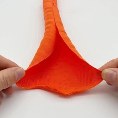 Orange Braided Sleeving Self Closing Braid Cable Wiring Harness Loom Protection