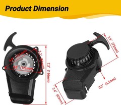 Alloy Recoil Pull Starter Compatible with 50cc Dirt Bike 47cc 49cc 2 Stroke