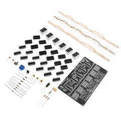 DIY Digital Circuit Clock Electronic Kit Electronic Clock Teaching Kit With Case