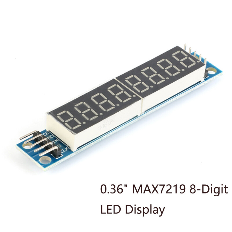 0.36″ MAX7219 8-Digit LED Display 7 Segment Digital Tube For Arduino Raspberry