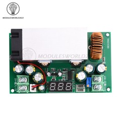 DC-DC 12~80V to 2.5~50V 20A Adjustable Buck Step-Down Module with Display 600W