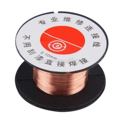 5/10PCS 0.1MM Copper Soldering Solder Enamelled Reel Wire Roll Connecting