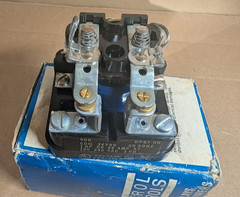 Deltrol Controls 20240-82 Heavy Duty Power Relay 900, 24VAC Coil, DPST, 25A(NEW)