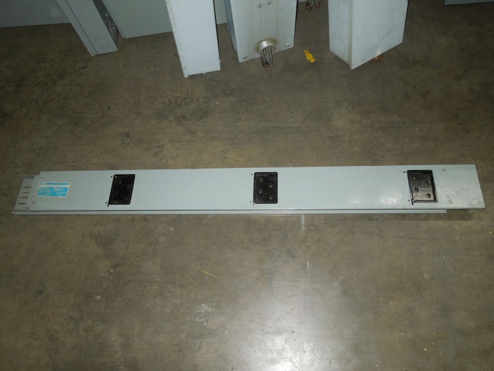 Gould I-T-E X100 X100-45 100A 3ph 4W Aluminum Plug-In Duct 5′ Length Used