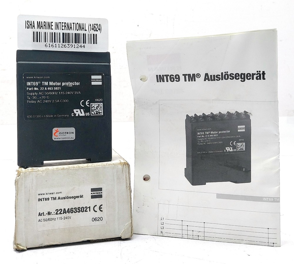 Kriwan INT69 22A463S021 TM Motor Protector