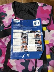 Philips InCourage HFCWO Therapy Vest Size 50 Pink Camo PN 100050-007 RespirTech