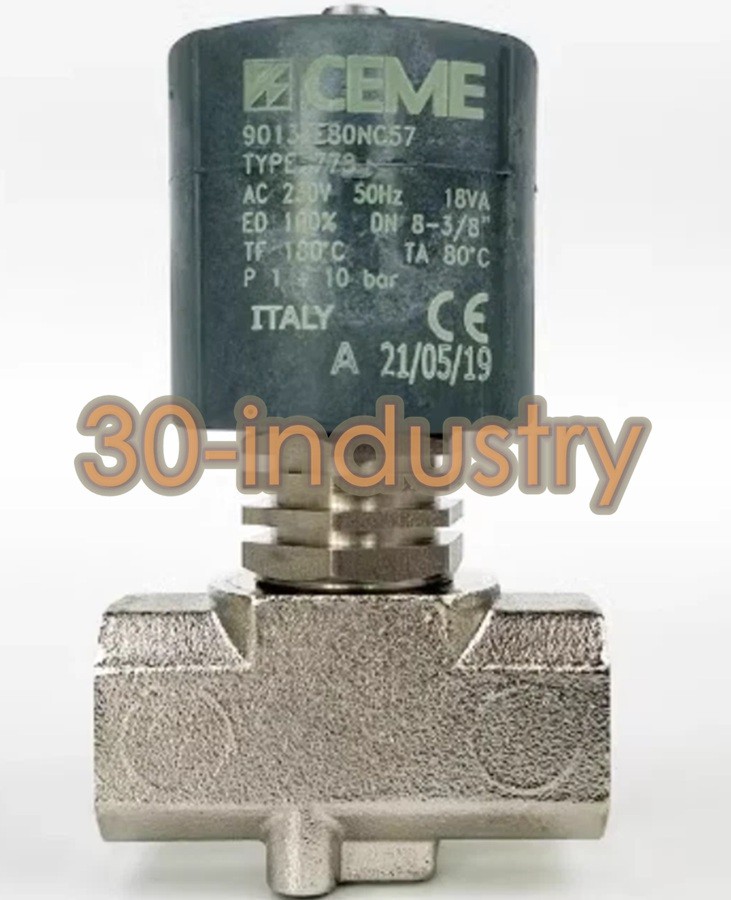 1Pcs New Steam regulating solenoid valve 9013TE80NC57 G3/8 AC230V
