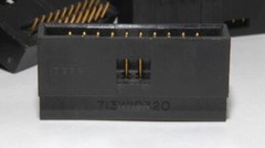Lot of 8 – Premium BERG Right Angle 90° PCB Connector 20 Pin Shrouded Header