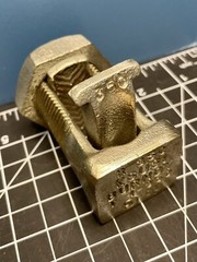 Burndy KSU31 SERVIT Split-Bolt Connector *NOS* 4 AWG-350 Kcmil Tin-plated Copper