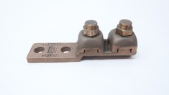 Burndy QQA40-2N Two Hole Mounting Heavy Duty Copper Lug Connector