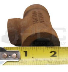 LOT OF 2 NEW AAR 300WSP TEE FITTING 1/2″ X 1/2″ X 3/8″ *READ*