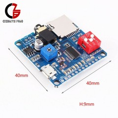 5W Voice Playback Module MP3 Player IO Trigger UART Control For Arduino DIY