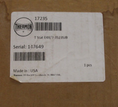 THERMON HAZARDOUS LOCATION THERMOSTAT P/N: E4X/7-35235JB 30A/250VAC 25A/277VAC