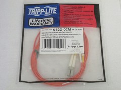 Tripp Lite N520-02M Duplex Multimode 50/125 Fiber Patch Cable (LC/LC), 2m (6′)