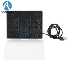 DC5V DIY Clock Kits Electronic Soldering Practice Kit For Learning USB Interface