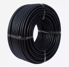 1m PA nylon tube plastic hose wire protection harness tube corrugated tube black