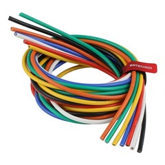 BNTECHGO 10 Gauge Silicone Wire 5 ft red and 5 ft Black Flexible 10 AWG Stranded
