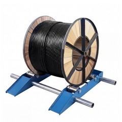 Cable Drum Roller Reel Dispenser Wire Dispenser Cable Roller Stand 3307 LBS