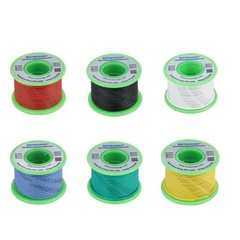BNTECHGO 22 Gauge Silicone Wire Kit 6 Color Each 30 ft Flexible 22 AWG Stranded