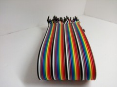 40 Pack 30cm 12” Row 2.54mm Male / Male Dupont Cable 40 Jumper Wire for Arduino